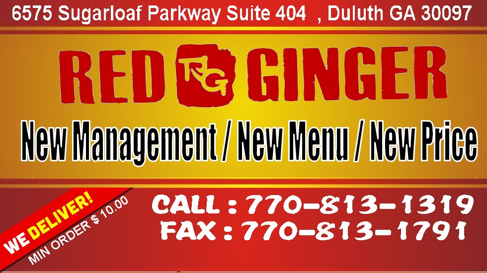  Welcome to red ginger